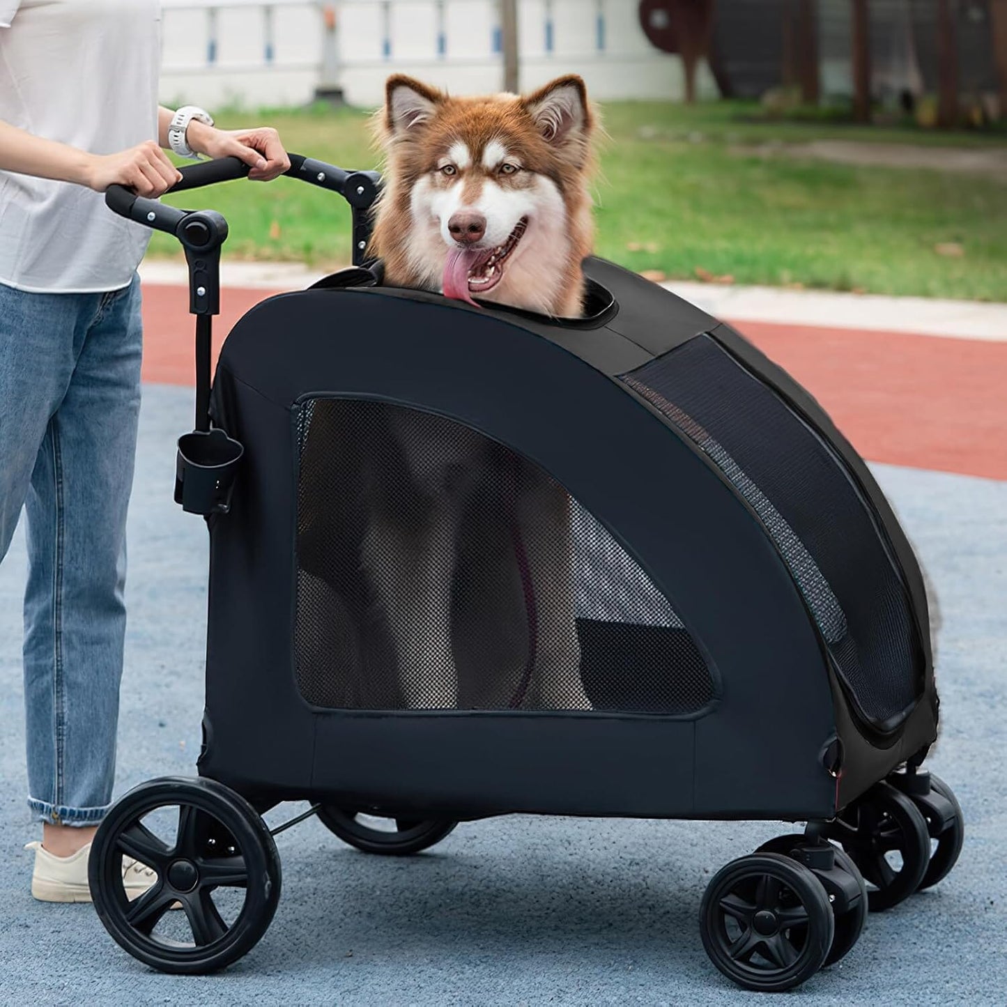 Poussette pour Chien - StrollyPetâą - Noir