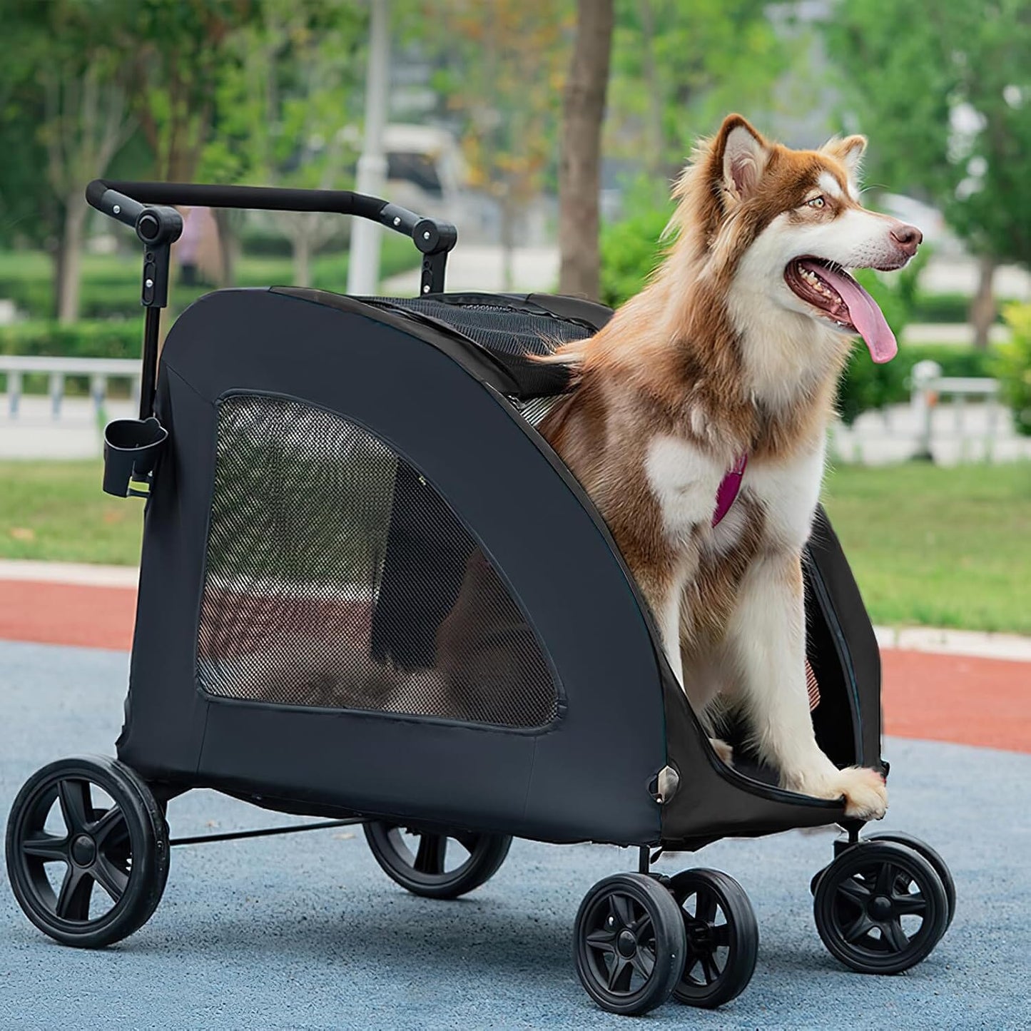 Poussette pour Chien - StrollyPetâą - Noir
