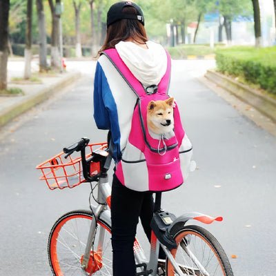 chien sac de transport hikebuddy promenade velo