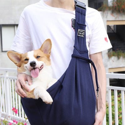 chien sac de transport zenbag bleu confort