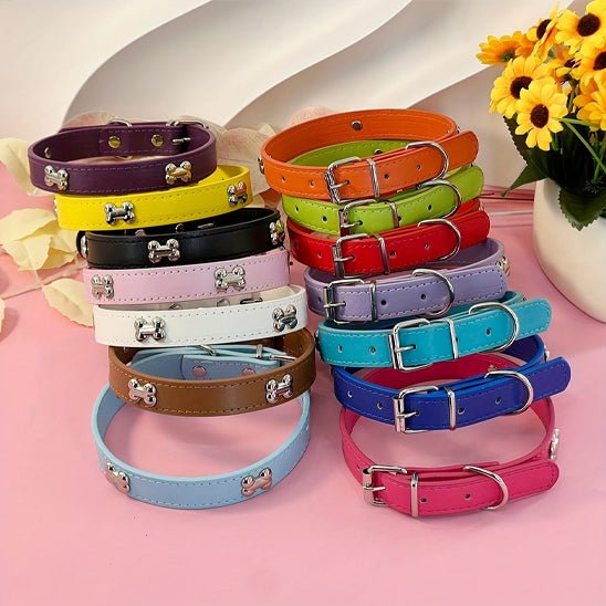 collier pour chien en cuir osdesign variantes