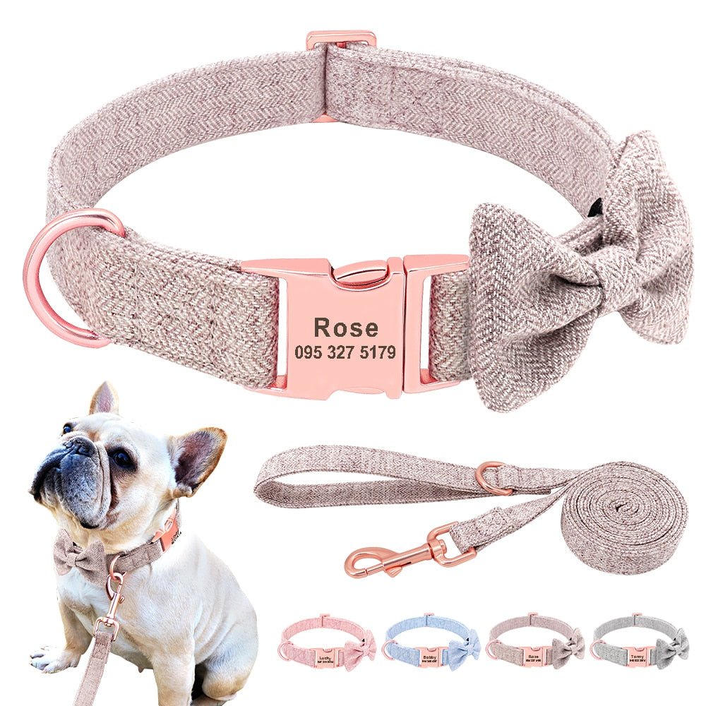 colliers personnalises chiens mignons boucle variantes