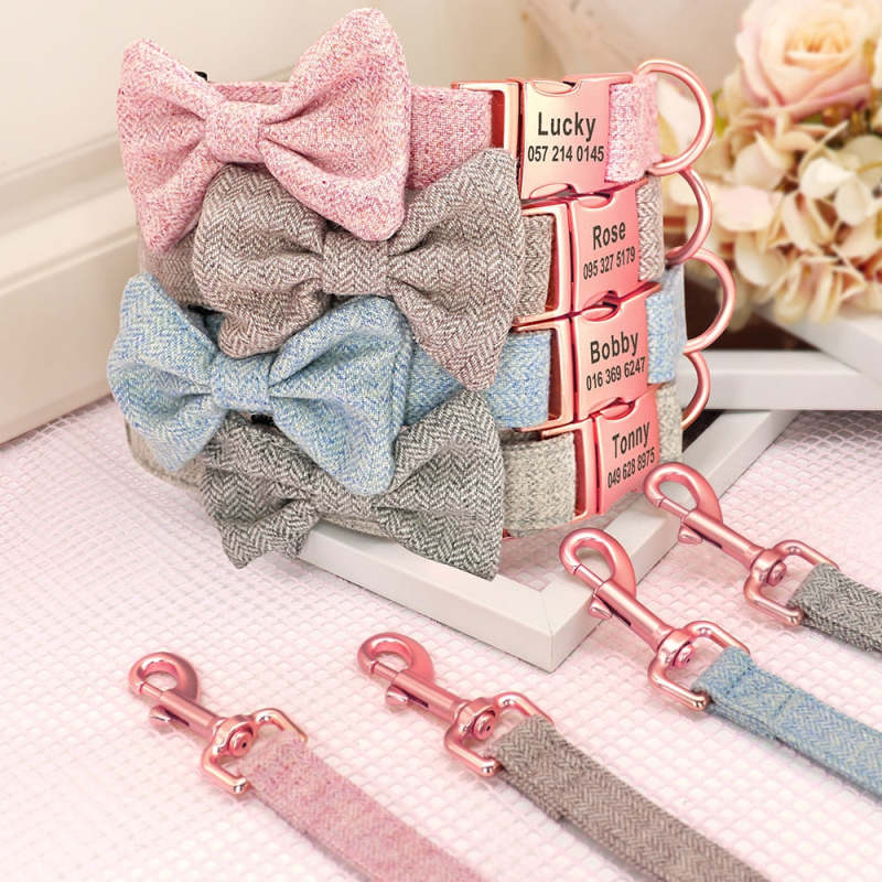 colliers personnalises chiens mignons boucle