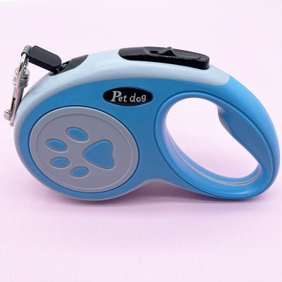 laisse pour chien enrouleur loopiflex bleu description