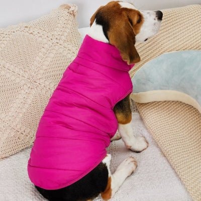 manteau chien snugpaw rose dos