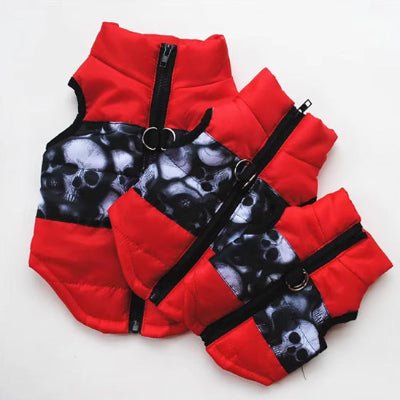 manteau petit chien lovecoat tete mort