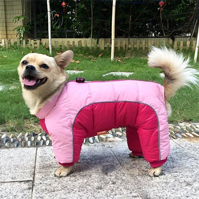 manteau pour chien hiverno rose