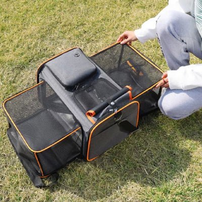 sac de transport pour chien multibag orange lit