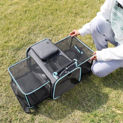 sac de transport pour chien multibag ouverture
