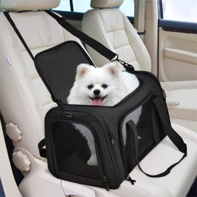 sac de transport pour chien praticobag noir auto