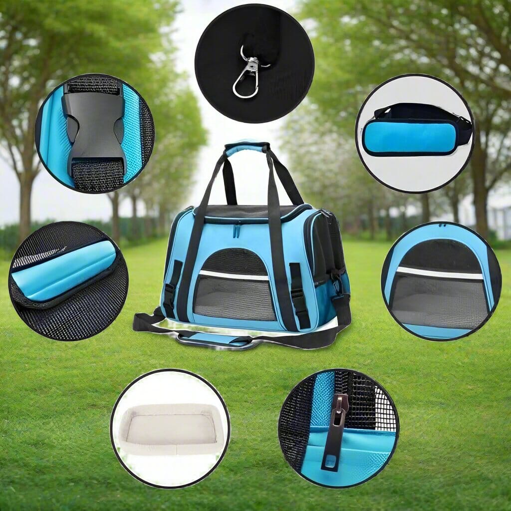 Sac de Transport pour Chien - DogCarrierBagâą - Bleu