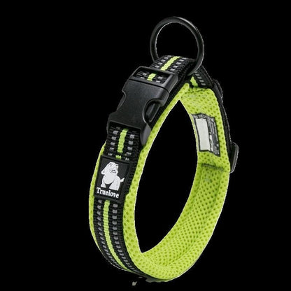 collier pour chien truelove vert fluo-seul